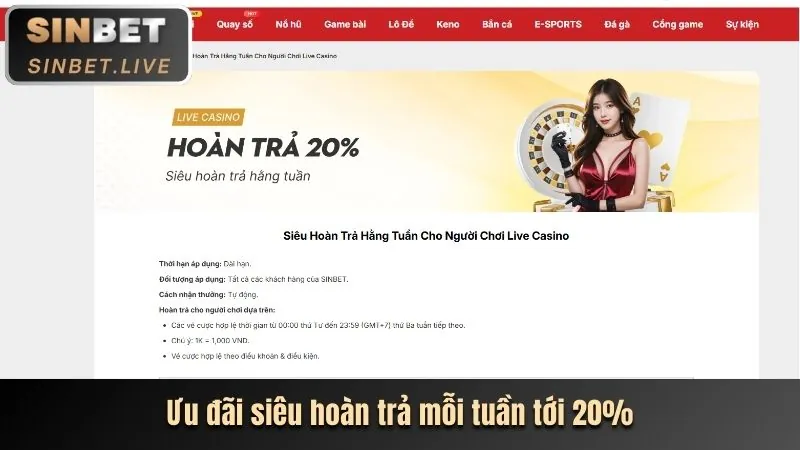 Đa dạng trò chơi casino
